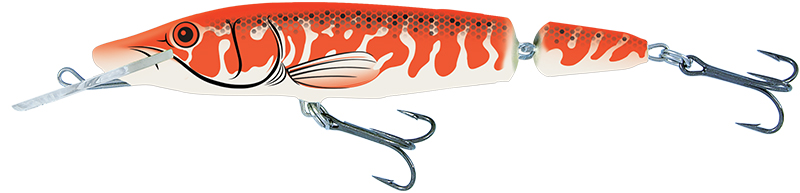 Salmo Pike Jointed 13cm Albino Pike - Deep Runner Floating