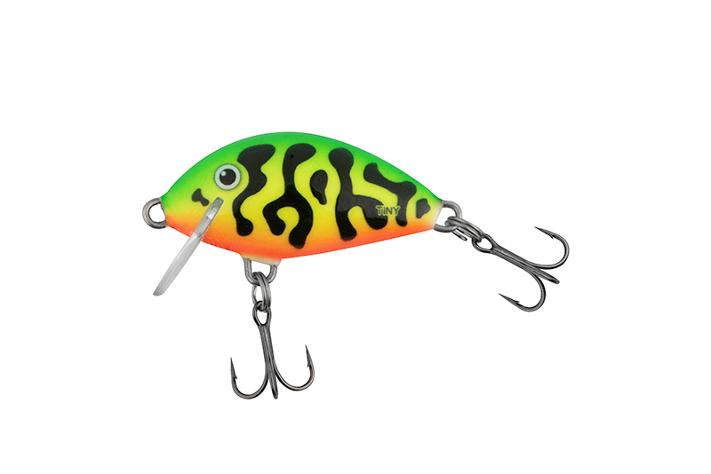 Salmo Tiny 3cm Green Tiger - Floating