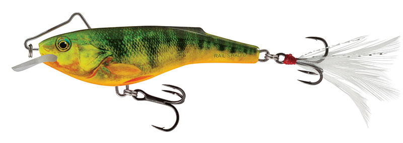 Rail Shad 6 Sinking Supernatural Hot Perch