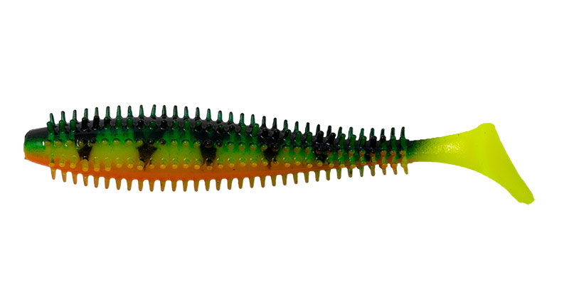 Salmo Spikey Shad Fire Tiger UV 5pc