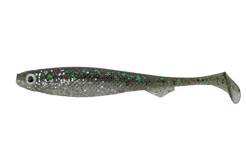 Salmo Slick Shad Green Ghost UV 5pc